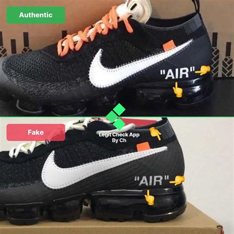 nike air vapormax off white real vs fake|off white vapormax price.